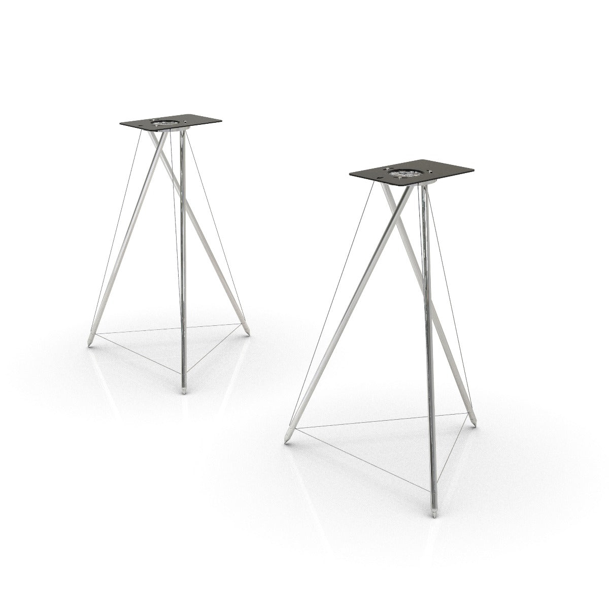 Tensegrity Speaker Stand Pair with Universal Adapter Plate