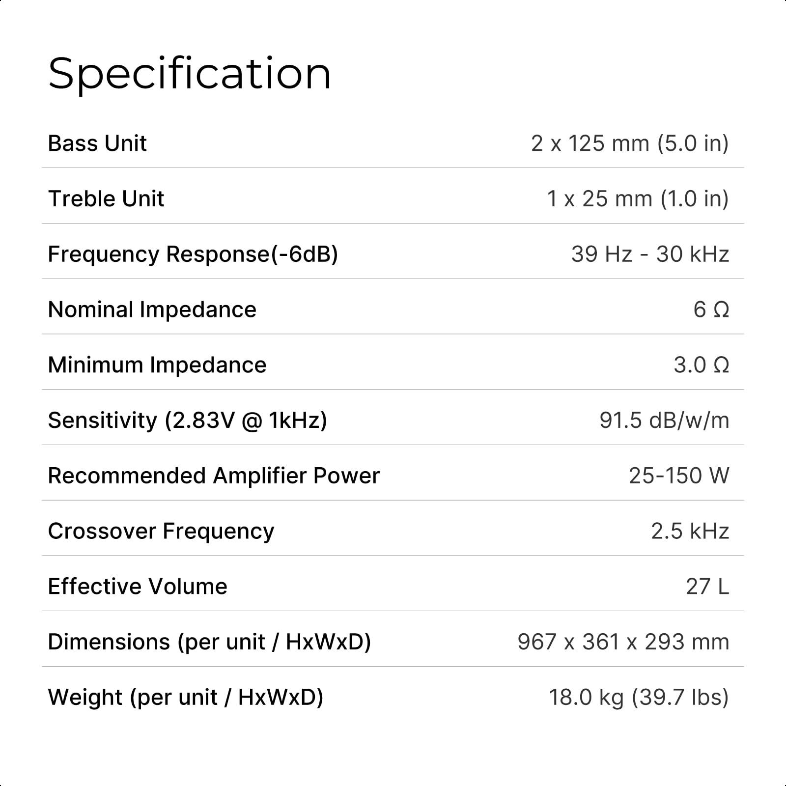 5040 Floorstanding Speaker pair