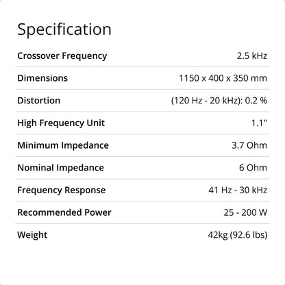 Concept 500 Floorstanding Speaker Pair