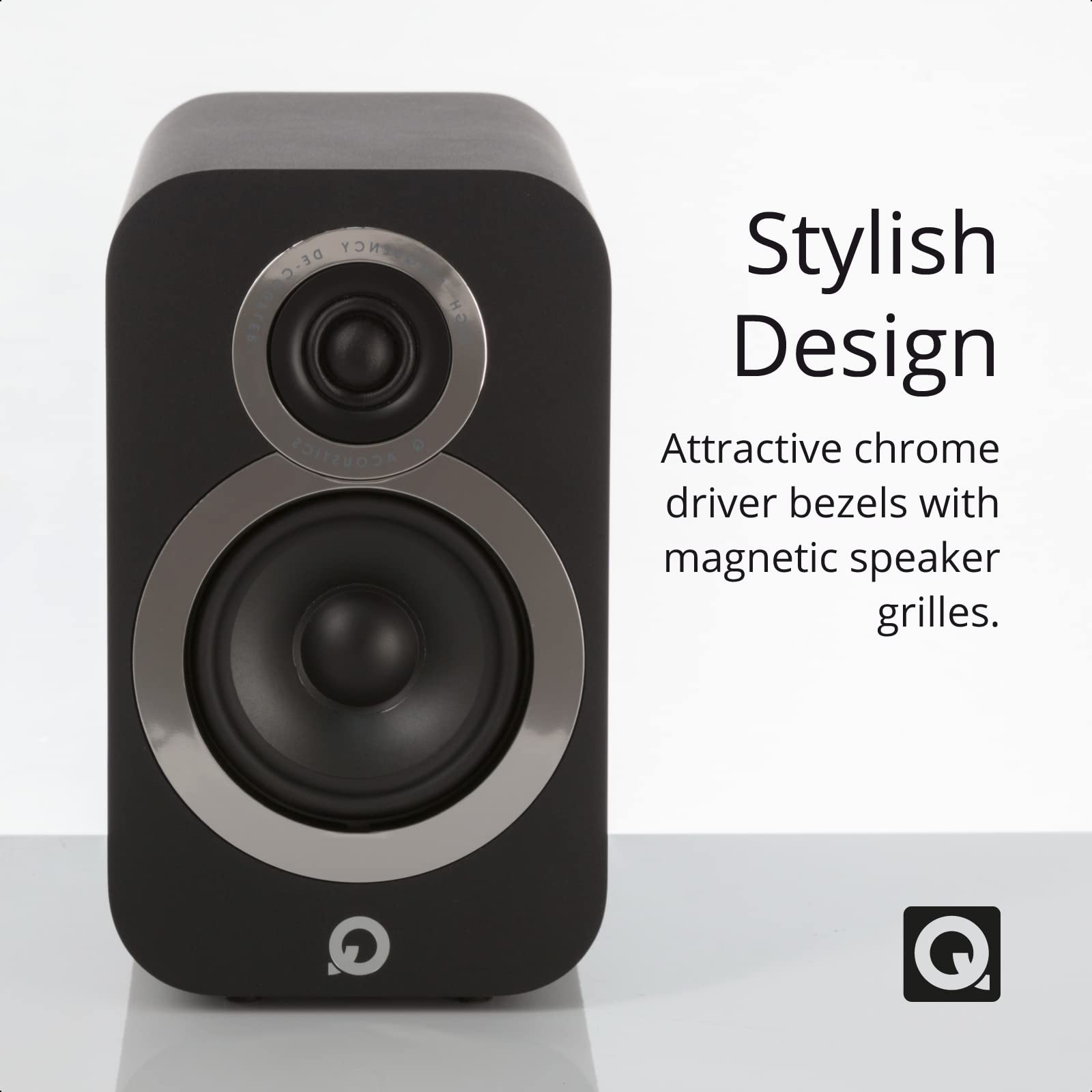 Q Acoustics 3010i ブックシェルフスピーカー ウッド調 3010i Compact Bookshelf Speaker Pair – QAcoustics