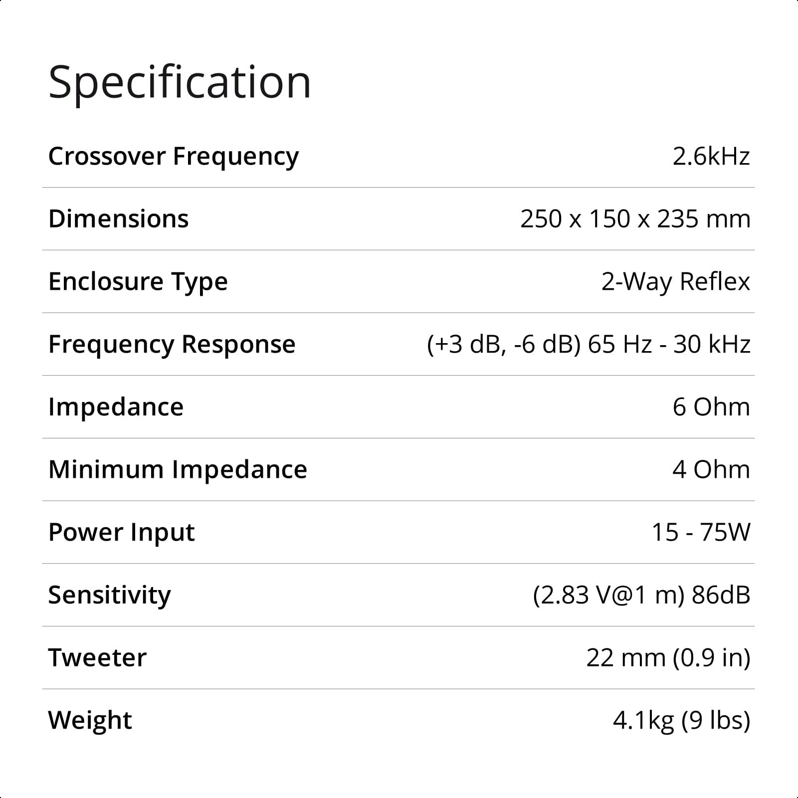 3010i Compact Bookshelf Speaker Pair