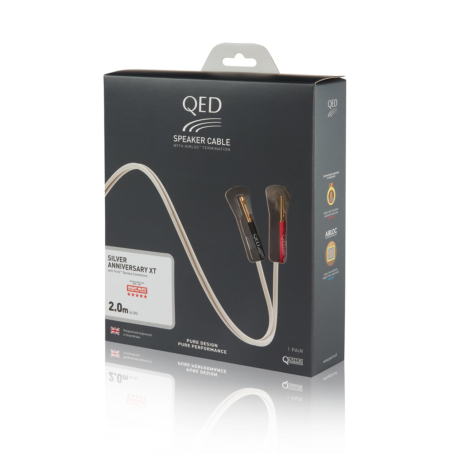 【じゅん】QED Silver Anniversary XT 8m QED Silver Anniversary XT Speaker Cables – QAcoustics