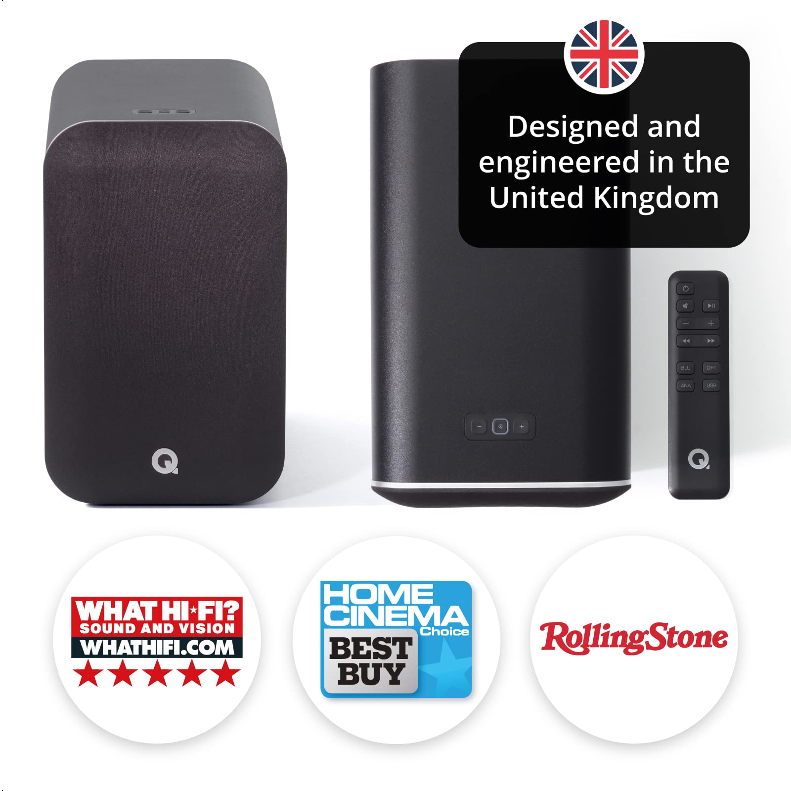 M20 HD Powered Wireless Music System – QAcoustics