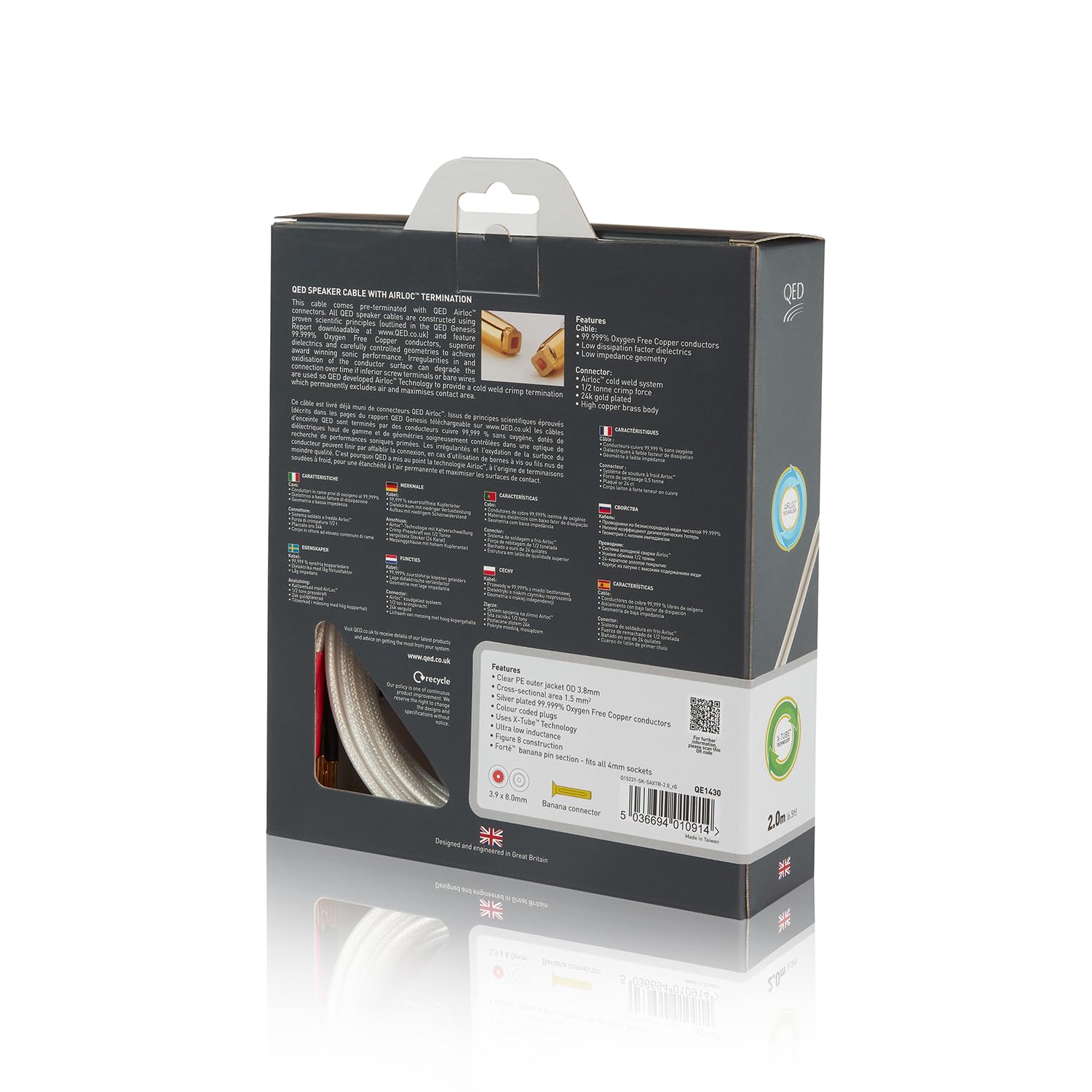 QED Silver Anniversary XT Speaker Cables – QAcoustics