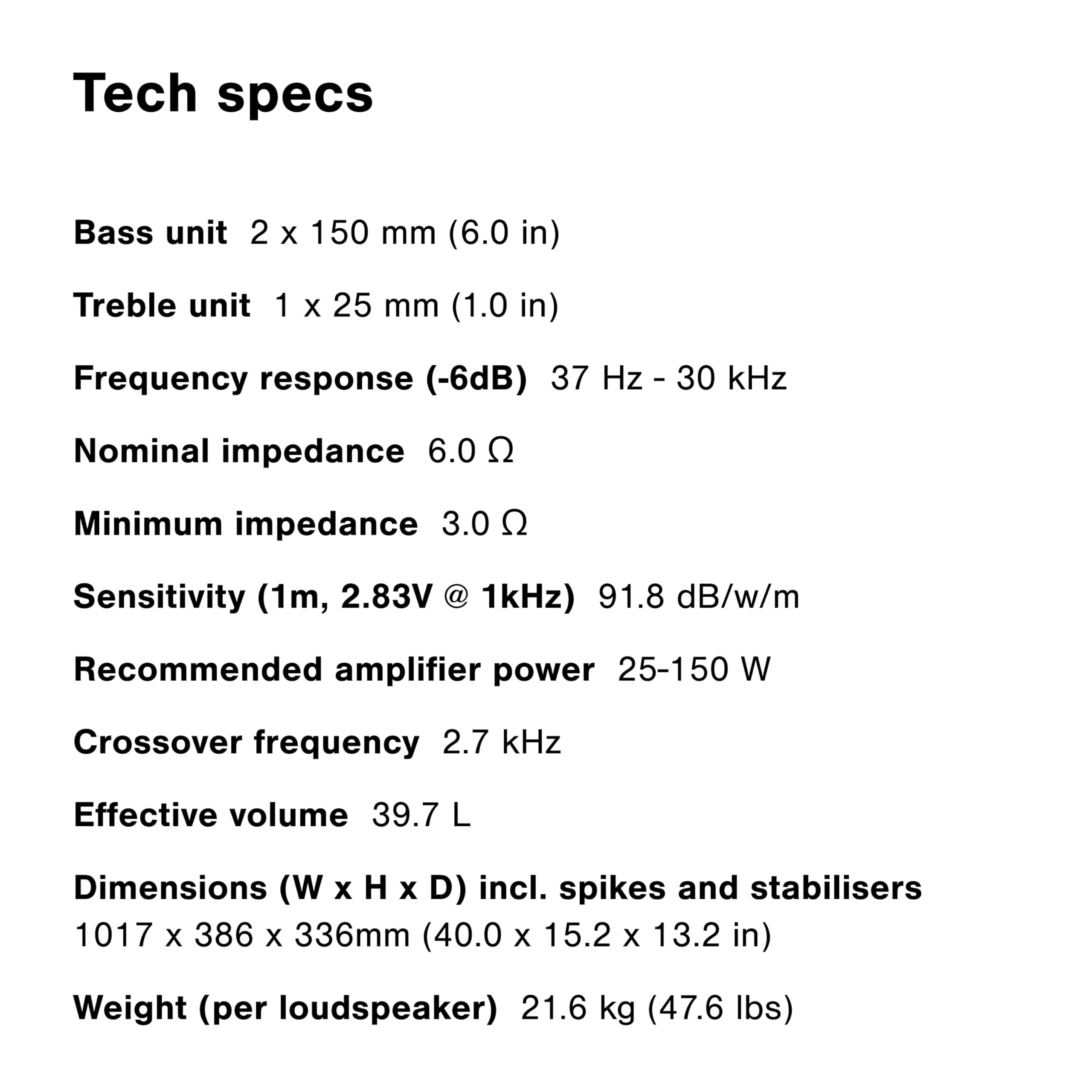 5050 Floorstanding Speaker pair