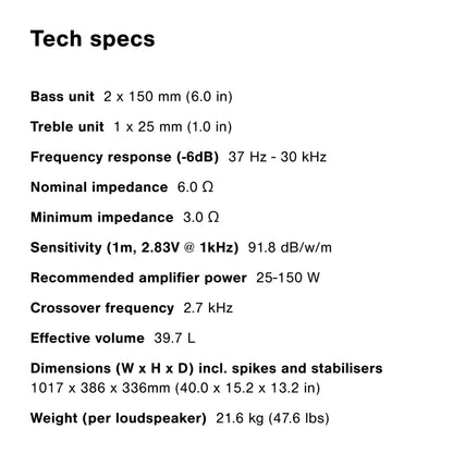 5050 Floorstanding Speaker pair
