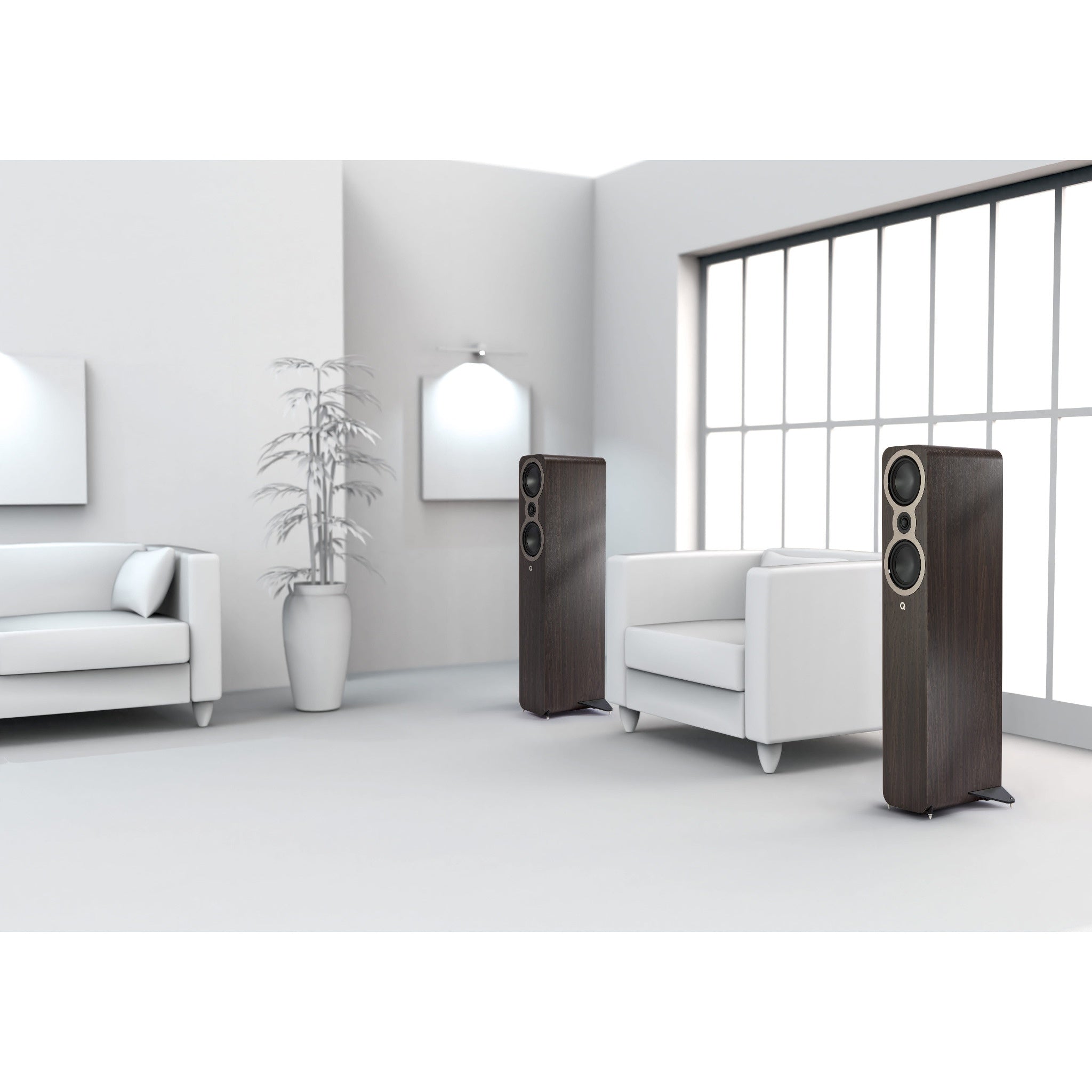 Q Acoustics 3040C Bookshelf Speakers (Pair)