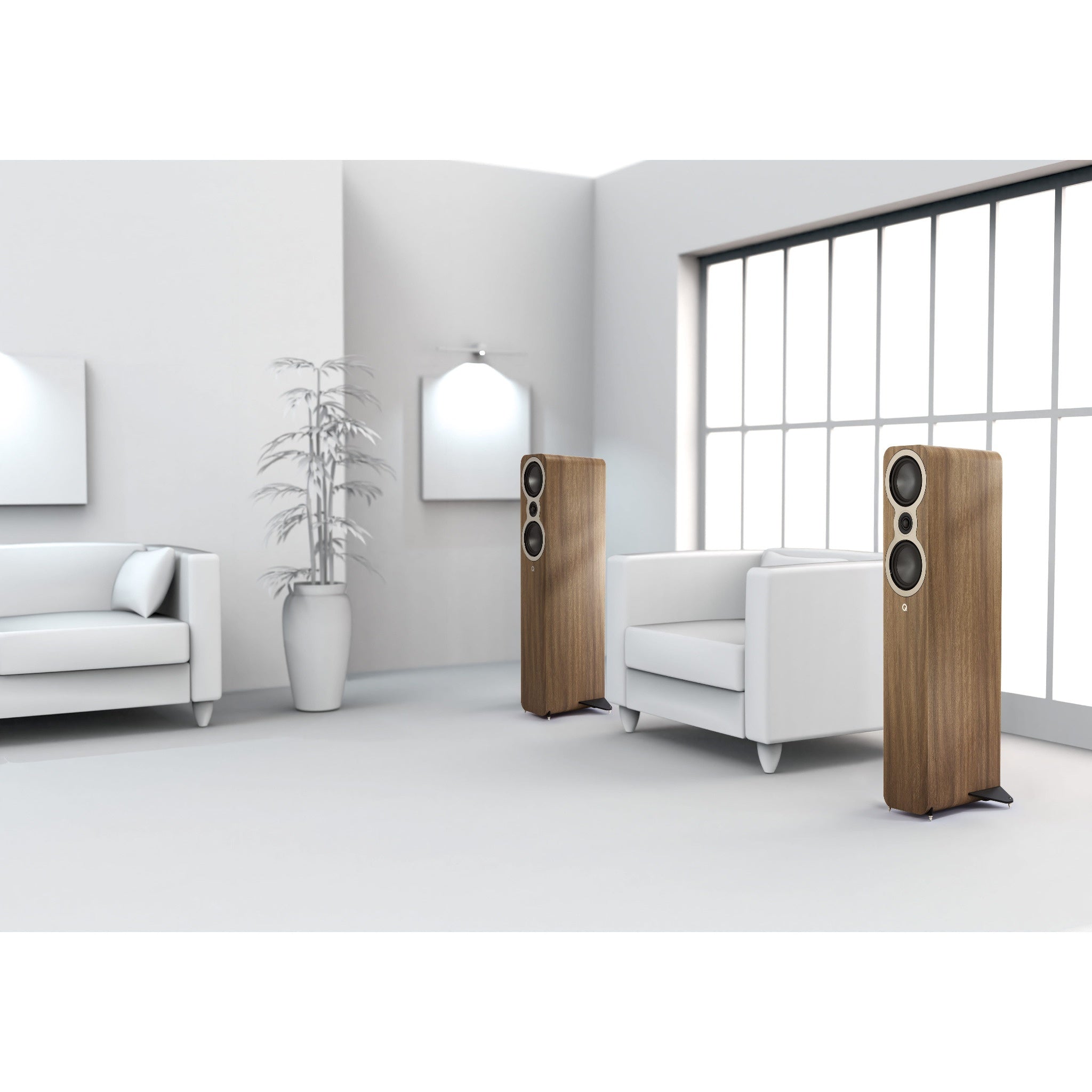 Q Acoustics 3040C Bookshelf Speakers (Pair)